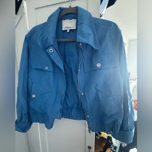 3.1 Phillip Lim Blue Bomber Jacket
